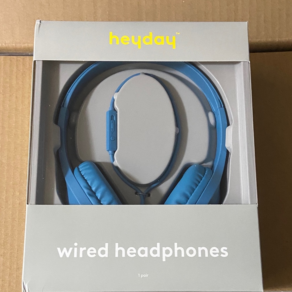heyday Blue On-Ear Headphones